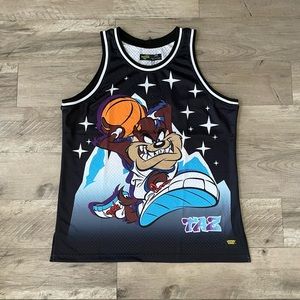 Space Jam TAZ Basketball Jersey Large NWT
